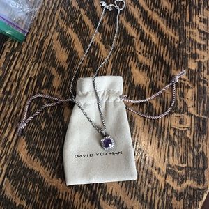 David Yurman petite Albion necklace amethyst